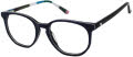 Hello Kitty HK 364 Blue Denim/Black (2) Eyeglasses - Color Image