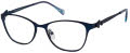 Hello Kitty HK 370 Matte Blue/ Pattern (3) Eyeglasses - Color Image