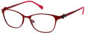 Hello Kitty HK 370 Matte Dark Red (2) Eyeglasses - Color Image