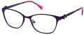 Hello Kitty HK 370 Matte Purple (1) Eyeglasses - Color Image