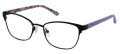 Hello Kitty HK 371 Black (3) Eyeglasses - Color Image
