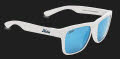 Hobie Coastal Float COASTAL FLOAT SATIN WHITE / GREY W/ COBALT MIRROR POLARIZED NYLON LENS (COASTAL-B111168) Sunglasses - Color Image
