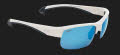 Hobie Eddy Float SATIN WHITE FRAME / GREY W/ COBALT MIRROR POLARIZED PC LENS (EDDY-B111168) Sunglasses - Color Image