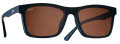 Hobie Lennox SATIN BLACK FRAME / BLUEBLOCKER LENS / COPPER POLARIZED PC LENS CLIP (LENNOX-010128) Sunglasses - Color Image