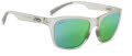 Hobie Woody Sport WOODY SPORT SATIN CRYSTAL GREY FRAME / COPPER W/ SEA GREEN MIRROR POLARIZED PC LENS (WOODYSP-171726) Sunglasses - Color Image