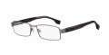 Hugo Boss Boss 1519 Matte Ruthenium Grey (RAA) Eyeglasses - Color Image