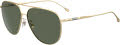 Hugo Boss Boss 1296/F/S Semi Matte Gold / Green (0AOZ/QT) Sunglasses - Color Image