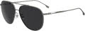 Hugo Boss Boss 1296/F/S Semi Matte Dark Ruthenium / Gray Polarized (0R80/M9) Sunglasses - Color Image