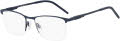 HUGO Hg 1103 Matte Blue (0FLL) Eyeglasses - Color Image
