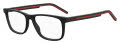 HUGO Hg 1048 Black Red (0BLX) Eyeglasses - Color Image