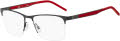 HUGO Hg 1142 Matte Black (0003) Eyeglasses - Color Image