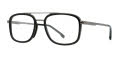 Hugo Boss Boss 1255 Black Dark Ruthenium (0ANS) Eyeglasses - Color Image