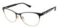 Jimmy Crystal New York Uvita Onyx Eyeglasses - Color Image