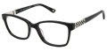 Jimmy Crystal New York Antalya Black Eyeglasses - Color Image