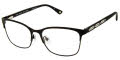 Jimmy Crystal New York Rovinj Black Eyeglasses - Color Image