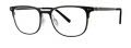 Jhane Barnes Corollary Black Eyeglasses - Color Image
