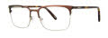 Jhane Barnes Modus Brown Eyeglasses - Color Image