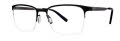 Jhane Barnes Orthogonal Black Eyeglasses - Color Image