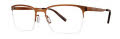 Jhane Barnes Orthogonal Brown Eyeglasses - Color Image