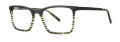 Jhane Barnes Row of Operations Olive Grey Eyeglasses - Color Image