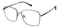 Jill Stuart JS 442 Blue Orange Gunmetal (1) Eyeglasses - Color Image