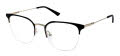 Jill Stuart JS 445 Shiny Black Gold (2) Eyeglasses - Color Image