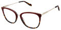 Jill Stuart JS 449 Red Havana (2) Eyeglasses - Color Image