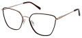 Jill Stuart JS 450 Burgundy Tortoise (3) Eyeglasses - Color Image