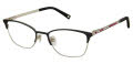 Jimmy Crystal New York Paris Black Eyeglasses - Color Image