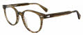 John Varvatos VJV434 Olive Horn Eyeglasses - Color Image