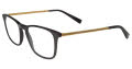 John Varvatos V370 Black Eyeglasses - Color Image