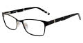 Jones New York VJOP155 - Petite Black Eyeglasses - Color Image
