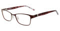 Jones New York VJOP155 - Petite Burgundy Eyeglasses - Color Image