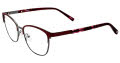 Jones New York J486 Burgundy Eyeglasses - Color Image