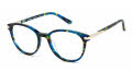 Juicy Couture Ju 233/G Teal Havana (0CVT) Eyeglasses - Color Image