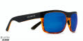 Kaenon Burnet XL Matte Blk/Tort-Nickl / Glass Ultra Plus Pacific Blue (036MBTONK  GUPB) Sunglasses - Color Image