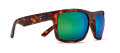 Kaenon Burnet XL Matte Tortoise / Ultra Coastal Green Polarized Lens (036MEMEGN UGRN) Sunglasses - Color Image
