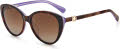 Kate Spade Visalia/G/S Dark Havana / Brown Gradient Polarized (0086/LA) Sunglasses - Color Image