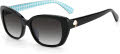 Kate Spade Kenzie/G/S Black Green / Grey Gradient (07ZJ/9O) Sunglasses - Color Image