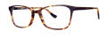 Kensie Aspect Plum Tortoise Eyeglasses - Color Image
