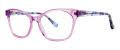 Kensie Calliope Electric Purple Eyeglasses - Color Image