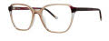 Kensie Conversation Apricot Eyeglasses - Color Image