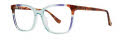 Kensie Fireworks Purple Sky Eyeglasses - Color Image