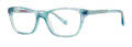 Kensie Girl Rebellious Mint Crystal Eyeglasses - Color Image
