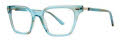 Kensie Slay Lagoon Green Eyeglasses - Color Image