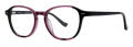 Kensie Abstract Pink (PK) Eyeglasses - Color Image