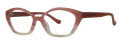 Kensie Entice Pink Eyeglasses - Color Image