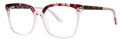 Kensie Extra Pink/Pink Tortoise Eyeglasses - Color Image