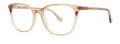 Kensie Fleek Blush Crystal Eyeglasses - Color Image