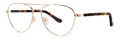 Kensie Flourish Gold (YG) Eyeglasses - Color Image